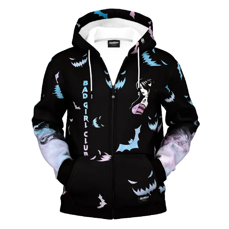 Men's Hoodies with Water-Repellent FabricDemon Girl Zip Up Hoodie