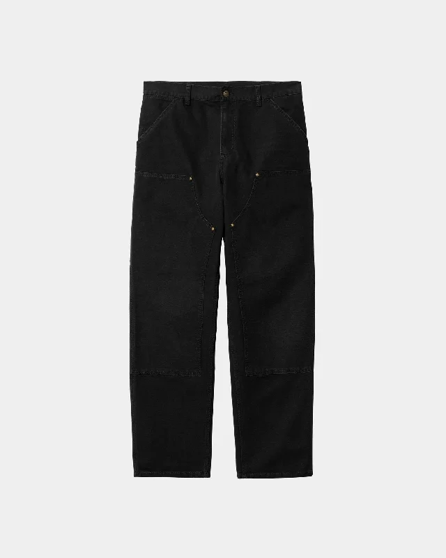 Rip and Tear Men's JeansDouble Knee Pant | Black (aged canvas)