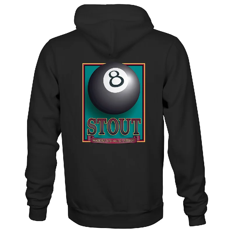 Luxurious Men's Cashmere HoodiesEightball Stout Hooded Sweatshirt