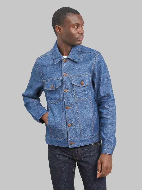 Comfortable Men's ParkasFreenote Cloth Classic Denim Jacket 12 Ounce Vintage Blue Denim