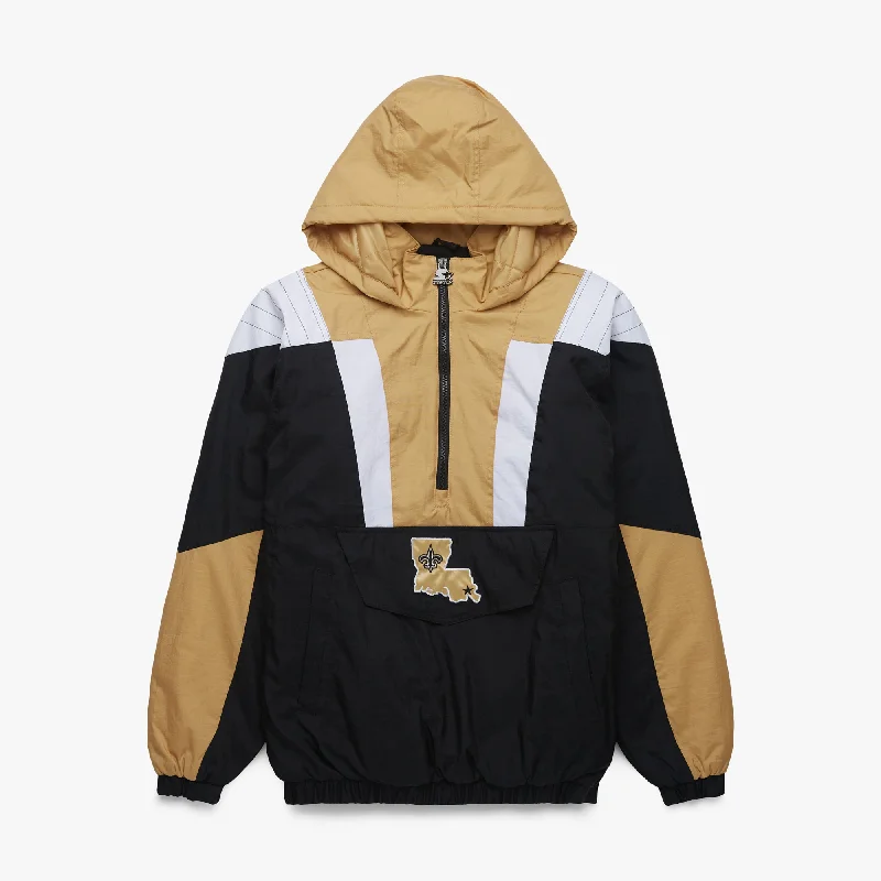 Men's Coats for City WearHOMAGE X Starter Saints Pullover Jacket