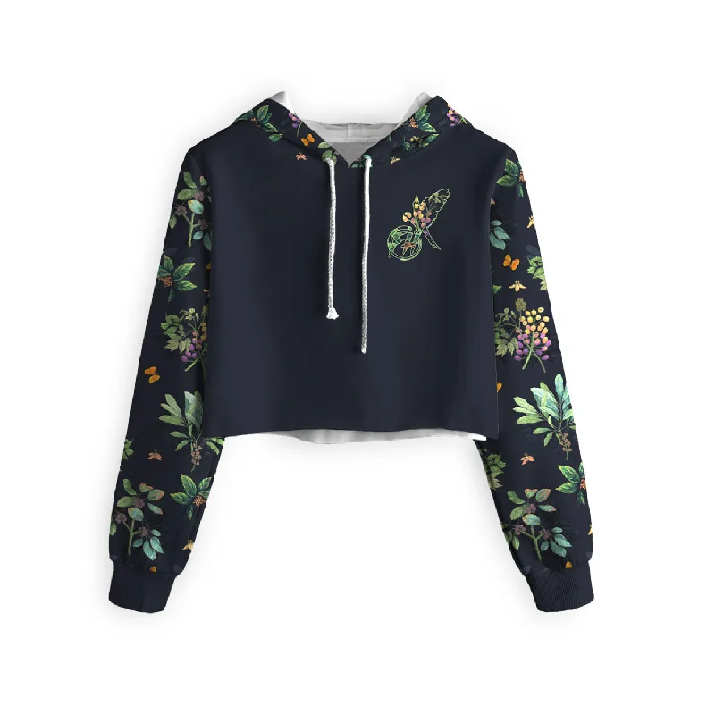 Men's Hoodies with Hidden ZippersIn Paradise Cropped Hoodie