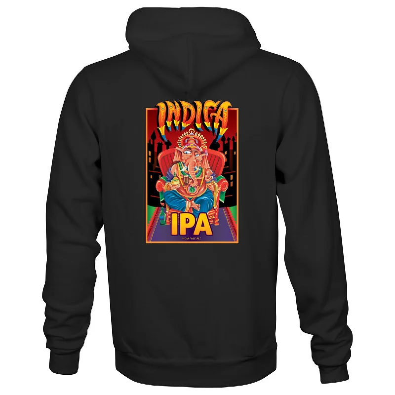 Men's Hoodies with Ribbed HemsIndica IPA Hooded Sweatshirt