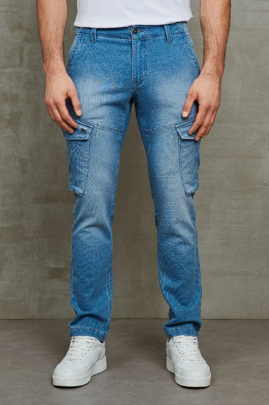 Affordable Designer Men's JeansJeans cargo coupe ajustée - Homme