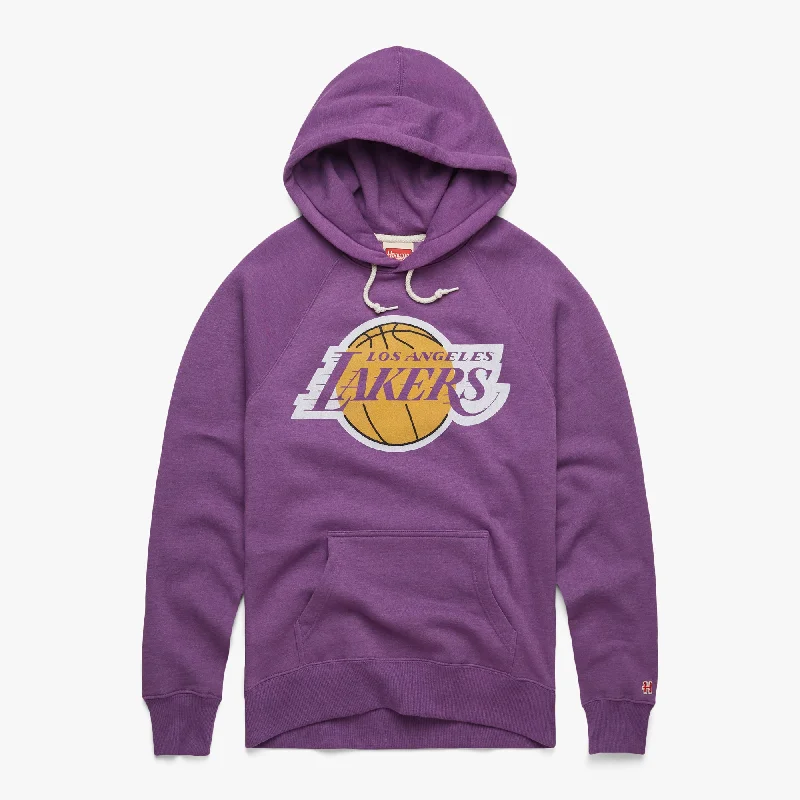 Men's Hoodies with Heavy-Duty ZippersLos Angeles Lakers Logo Hoodie