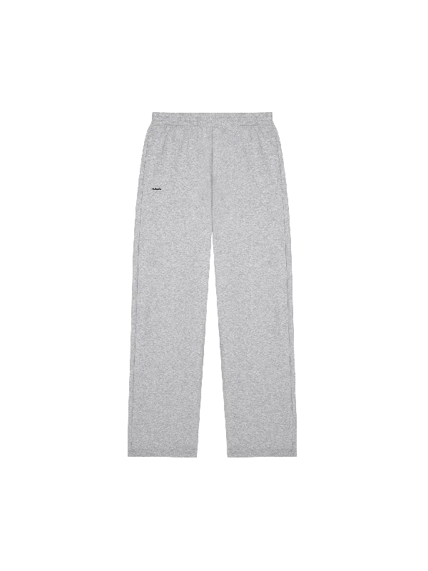 Men's Pants with Embroidered DesignsMens 365 Midweight Straight Leg Track Pants—grey marl