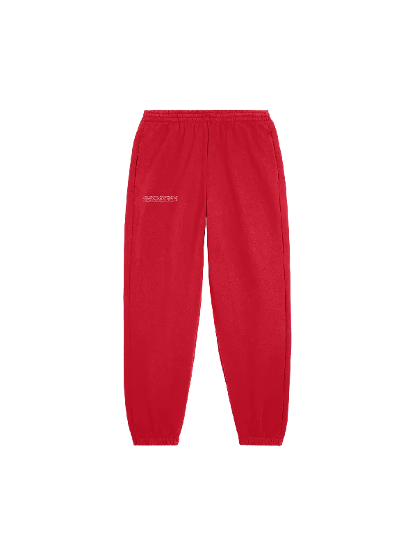 Men's Pants with Stretchable Fabric for FlexibilityMens Archive 365 Heavyweight Track Pants—opera red