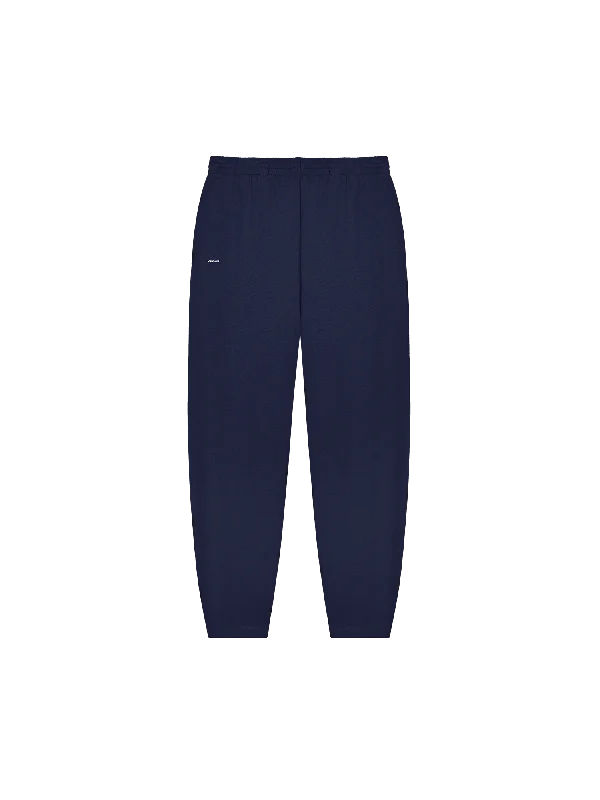 Men's Patterned Pants with ChecksMens DNA Barrel-Leg Track Pants—navy