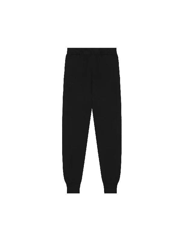 Men's Patterned Pants with PlaidsMens DNA Knitted Track Pants—black