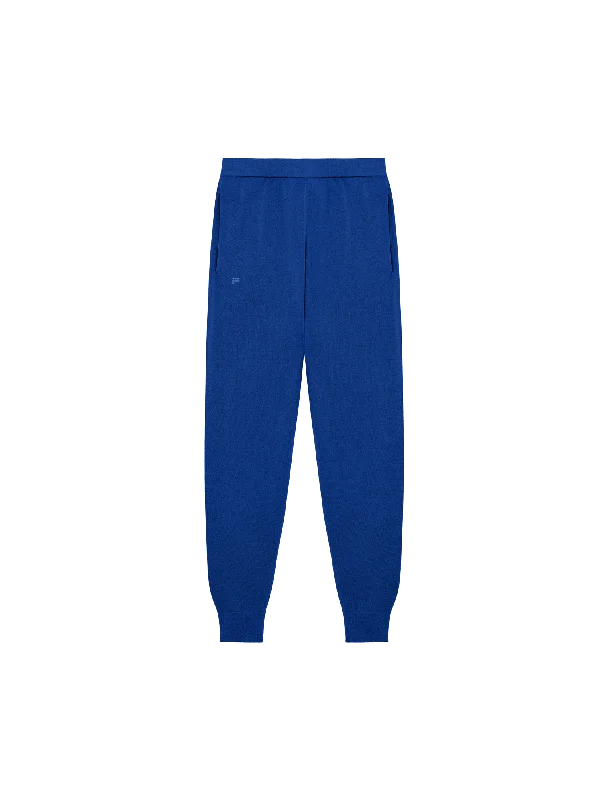 Men's Pants with Cargo PocketsMens DNA Regenerative Merino Wool Track Pants—earth blue