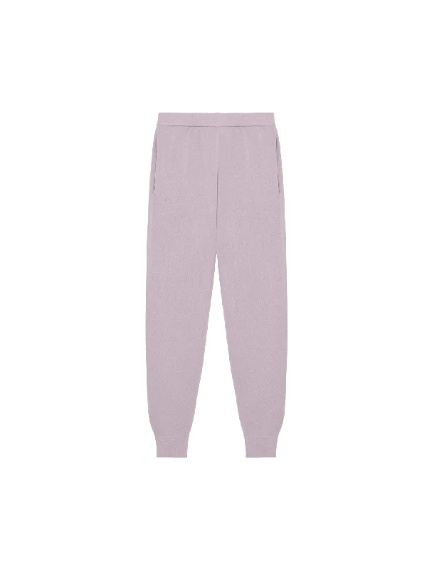 Men's Pants with Side PocketsMens DNA Regenerative Merino Wool Track Pants—raisin purple