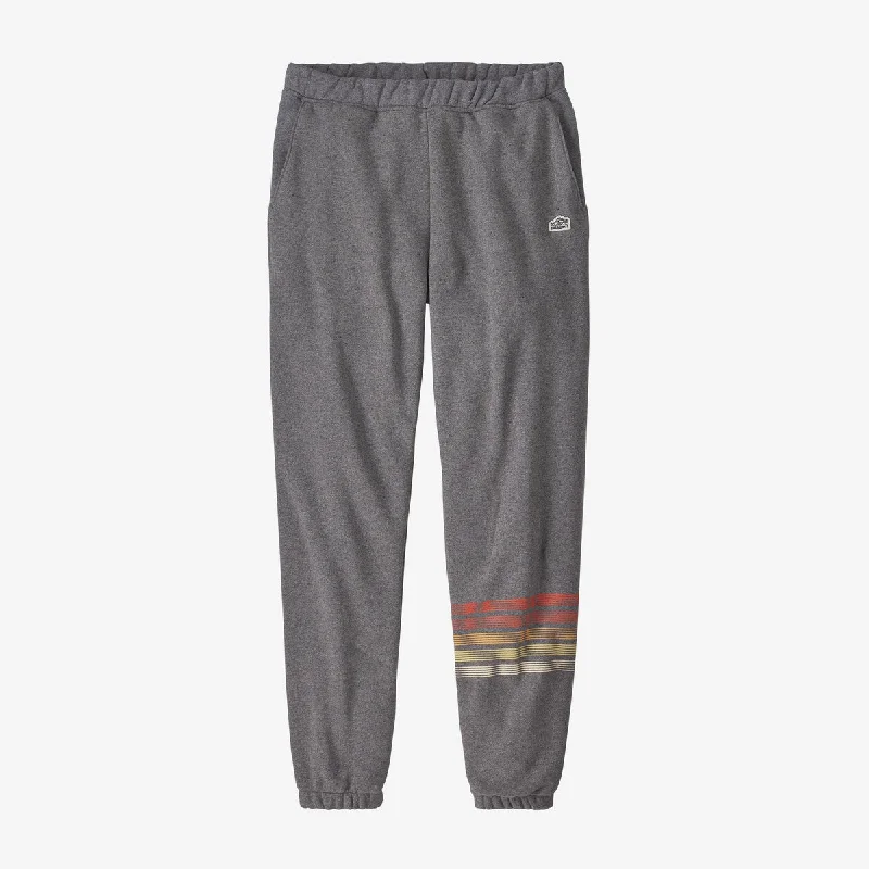 Men's Pants with Embroidered DesignsMen's Line Logo Ridge Stripe Uprisal Sweatpants