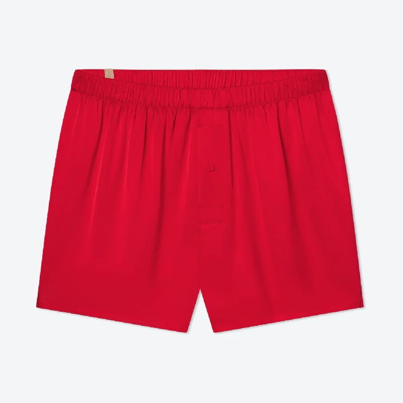 Men's Washable Silk Boxer