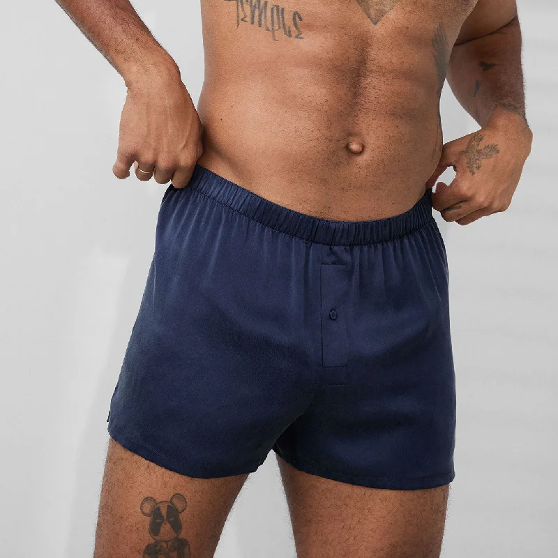 Men's Washable Silk Boxer