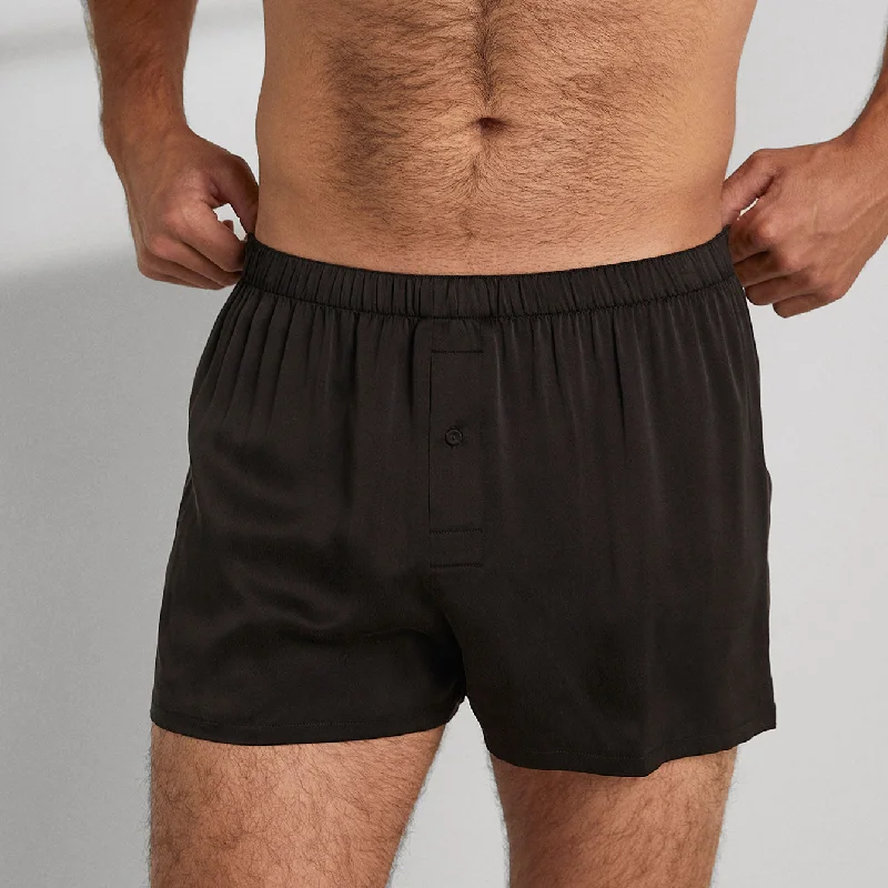 Men's Washable Silk Boxer