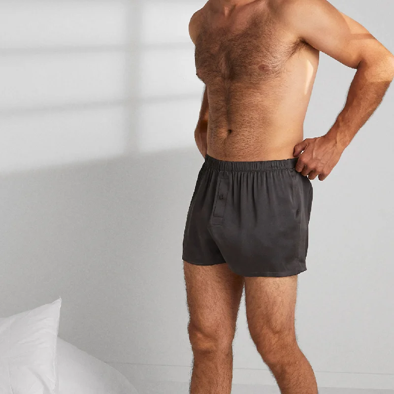 Men's Washable Silk Boxer