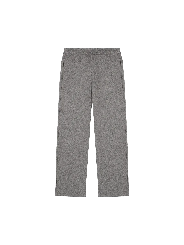 Classic Men's JeansMens Recycled Wool Jersey Wide-Leg Track Pants—volcanic grey