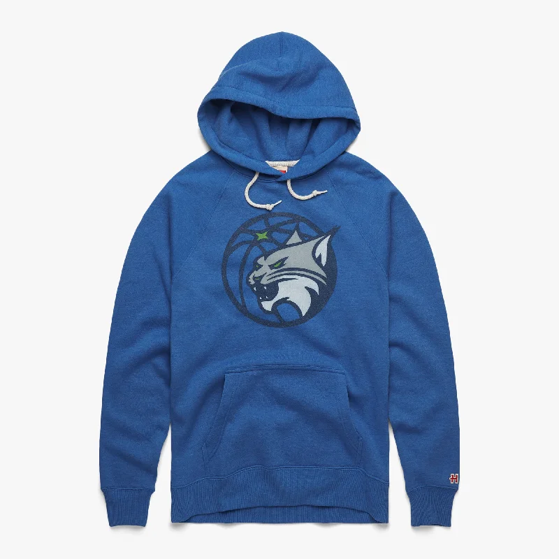 Men's Hoodies with Reinforced HemsMinnesota Lynx Logo Hoodie