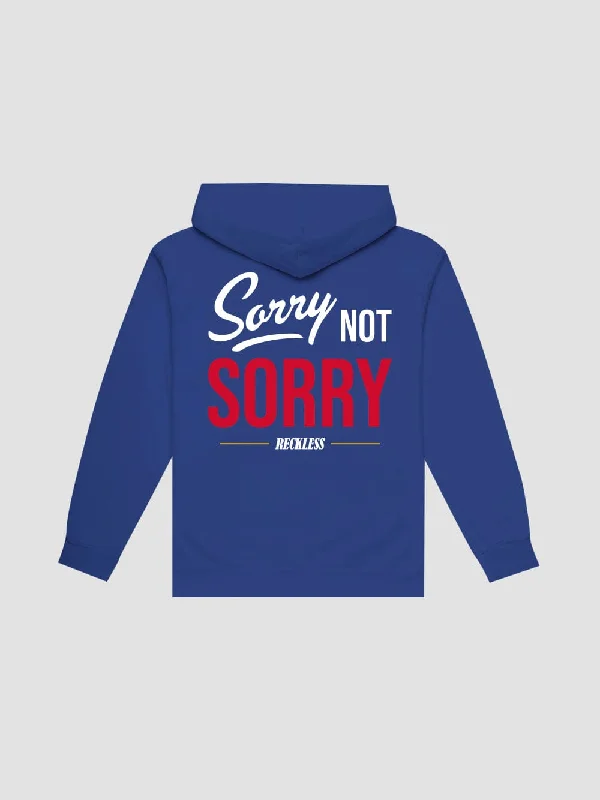 Elevated Men's Lounge HoodiesNot Sorry Hoodie - Royal Blue