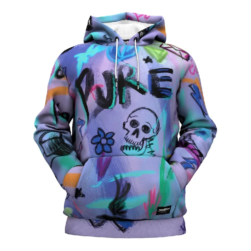 Trendy Men's Patterned HoodiesPure Hoodie