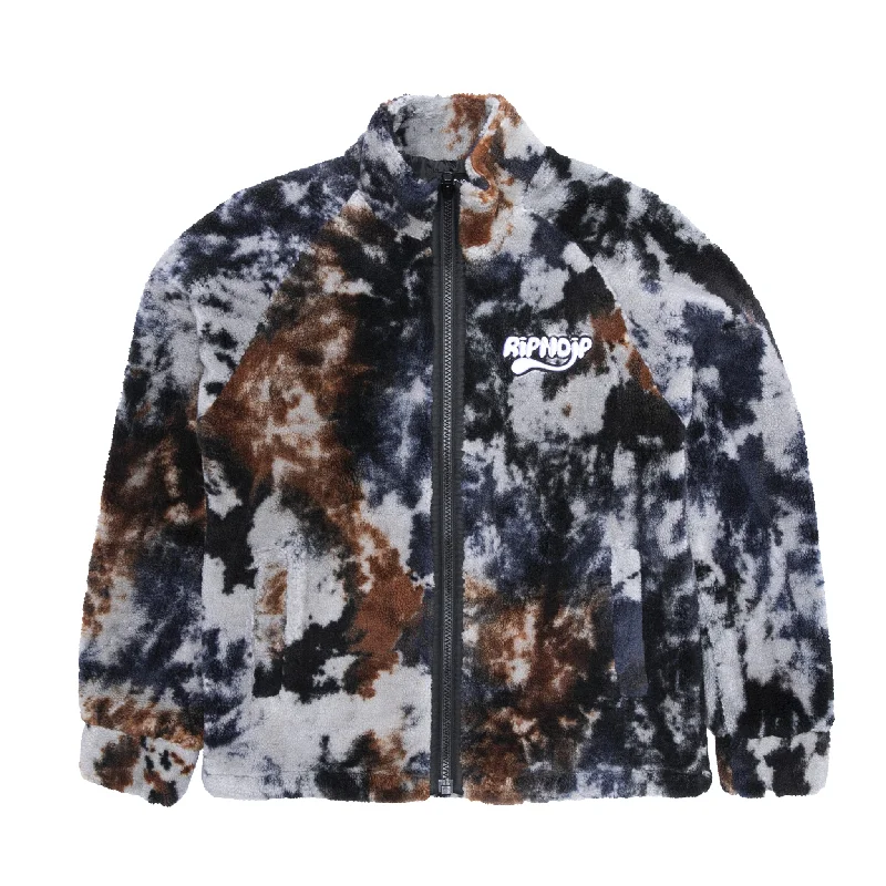 Men's Coats with Flannel LiningRIPNTAIL Sherpa Jacket (Tie Dye)