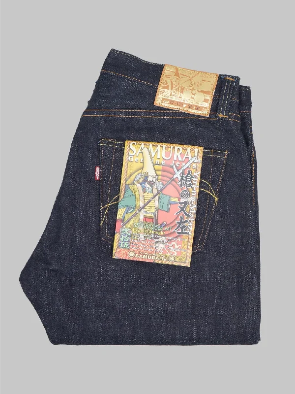 Men's Jeans for Office WearSamurai Jeans S510XX25oz-MT "Yari-No-Mataza" 25oz Regular Straight Jeans