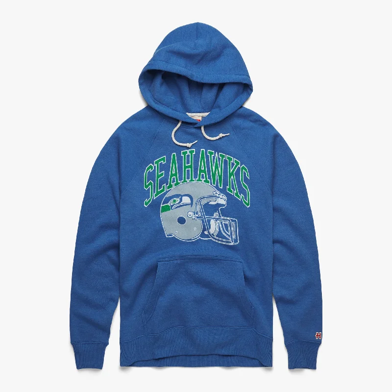 Men's Hoodies for BikingSeattle Seahawks Helmet Retro Hoodie