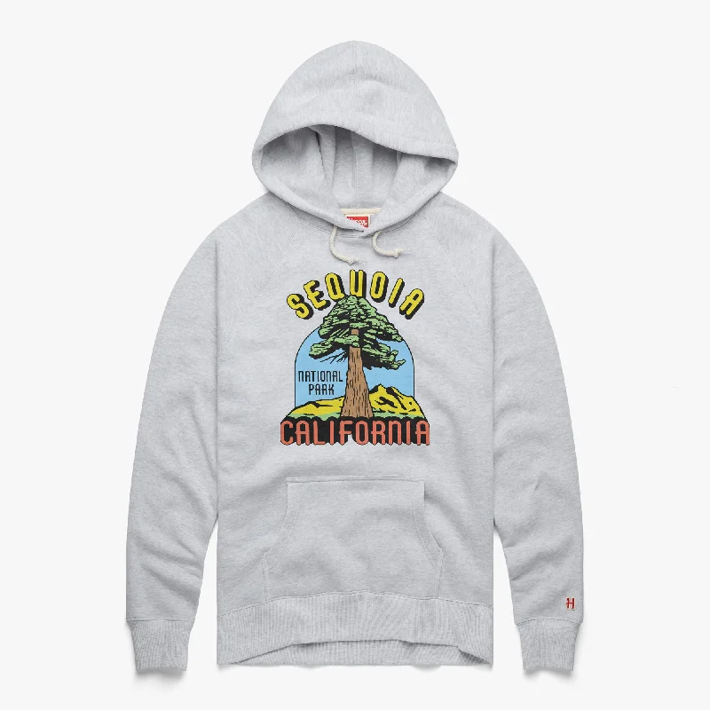 Men's Hoodies with Asymmetric ZippersSequoia National Park Hoodie