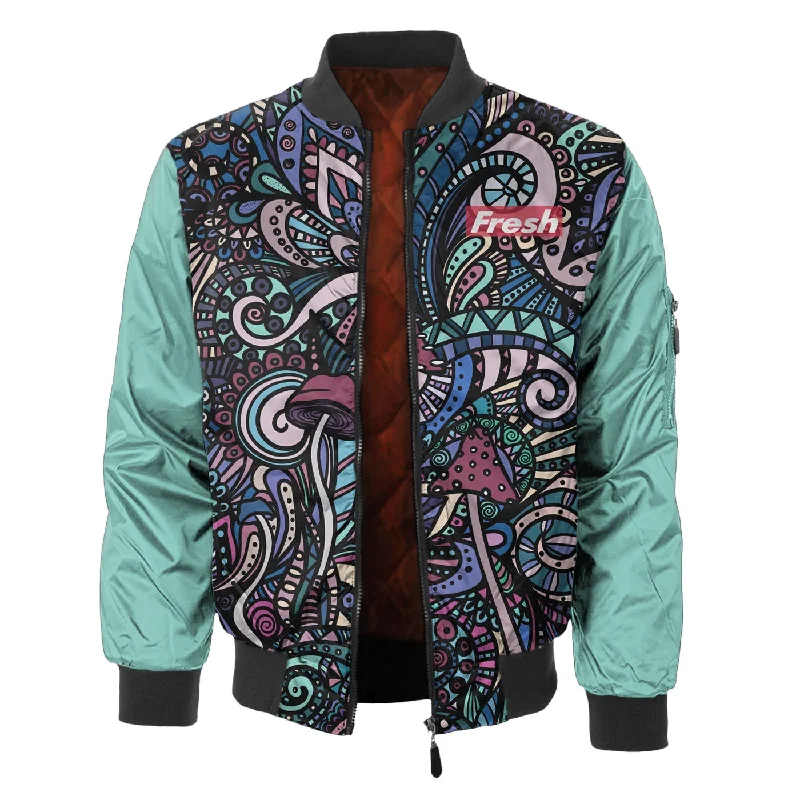 Men's Coats for Skinny MenShrooms Bomber Jacket