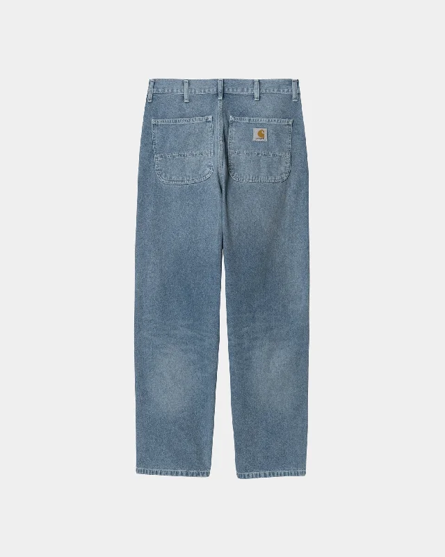 Men's Jeans with EmbroiderySimple Pant - Denim | Blue (light true washed)