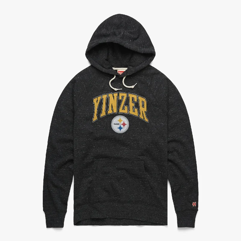 Men's Hoodies with Built-In HeadphonesSteelers Yinzer Hoodie