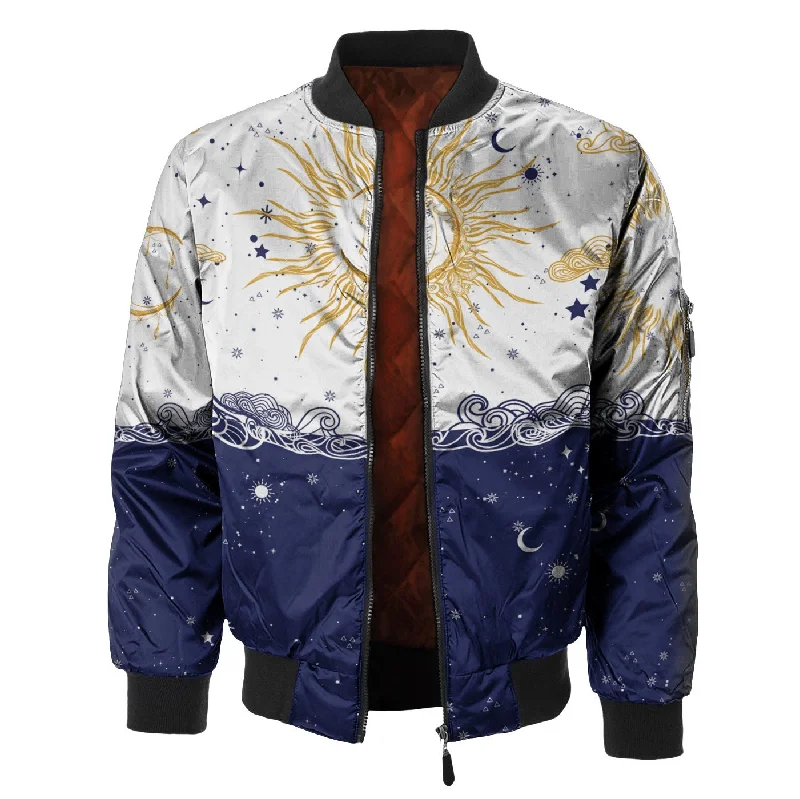 Men's Coats for Every BudgetSun And Moon Bomber Jacket