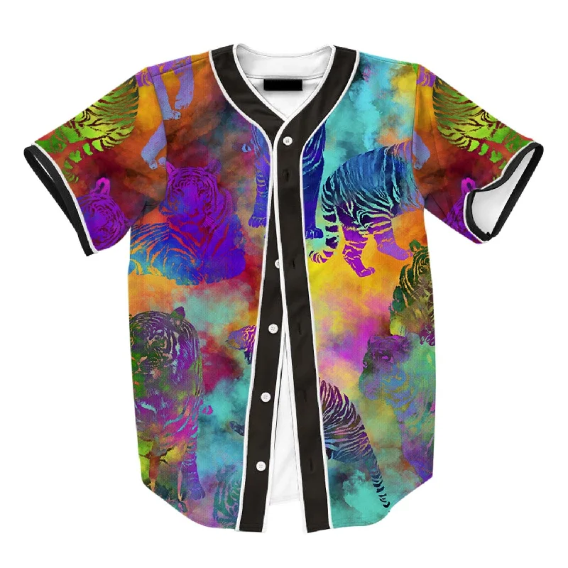 Men's Shirts with Pocket SquaresTiger Paradise Jersey