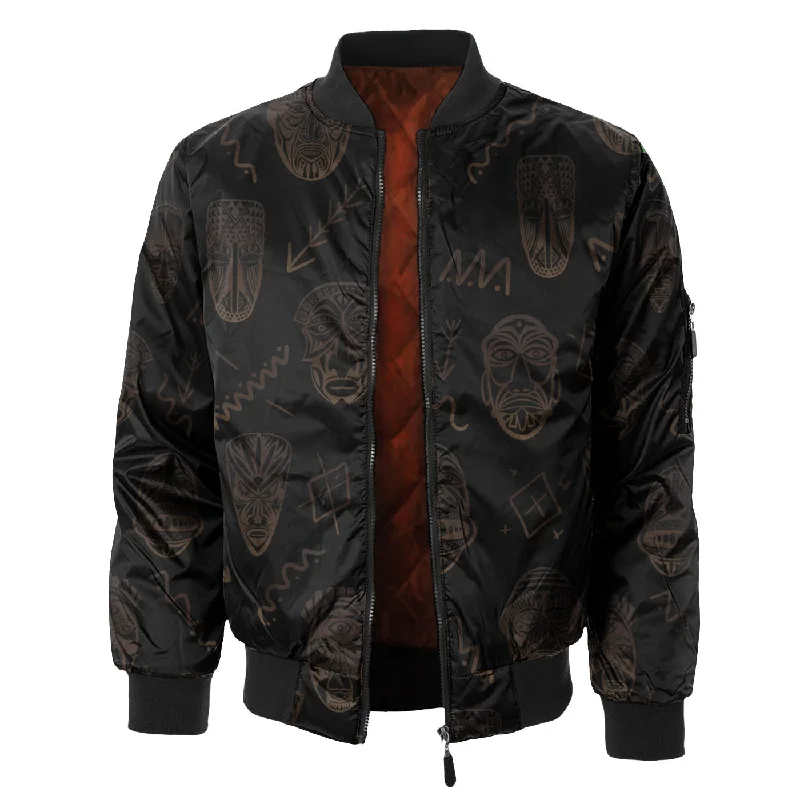 Men's Coats with Water-Repellent FabricTribe Face Bomber Jacket