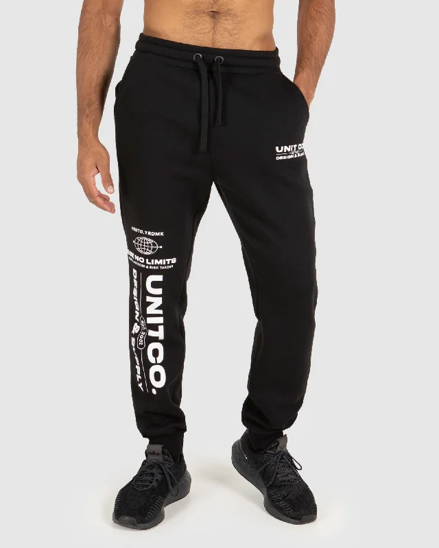 Men's Pants with Adjustable WaistbandsUNIT Mens Worldwide Track Pants