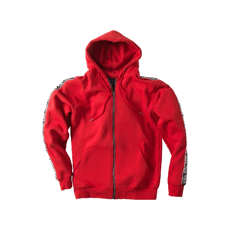 Weather-Ready Men's HoodiesWCC TAPED ZIP HOOD - RED