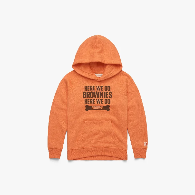 Men's Hoodies for SnowshoeingYouth Here We Go Brownies Here We Go Hoodie