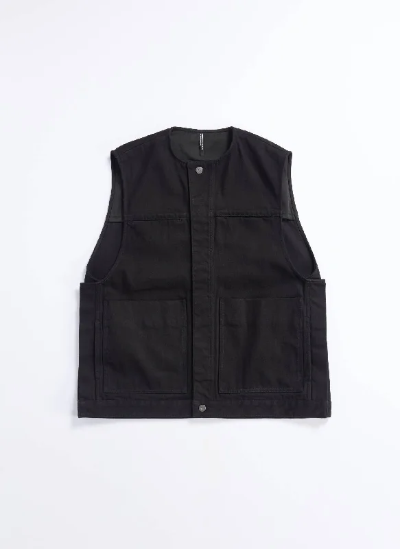 Men's Coats for Dressy OccasionsCotton Polyester Denim Waistcoat