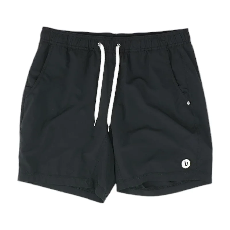 Men's Pants with SuspendersBlack Solid Active Shorts