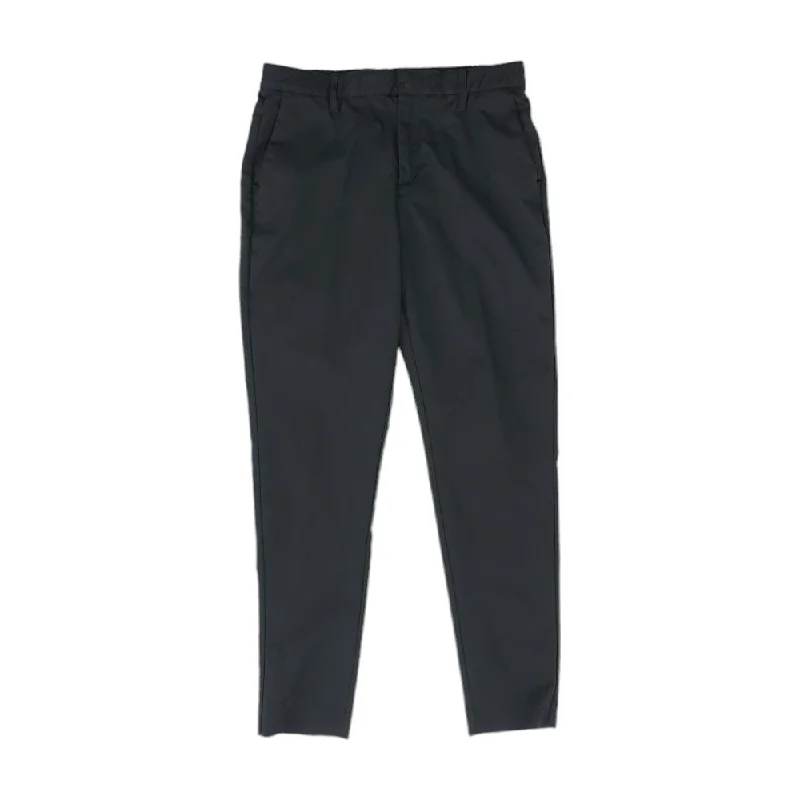 Men's Drawstring Pants for AdjustabilityBlack Solid Dress Pants