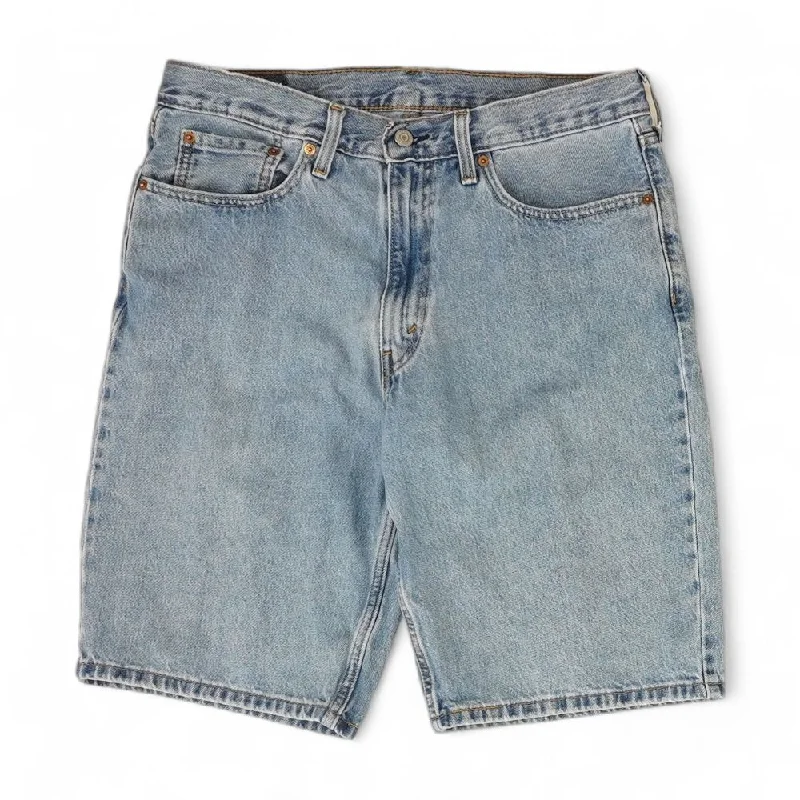 Men's Relaxed-Fit Pants for ComfortBlue Solid Denim Shorts