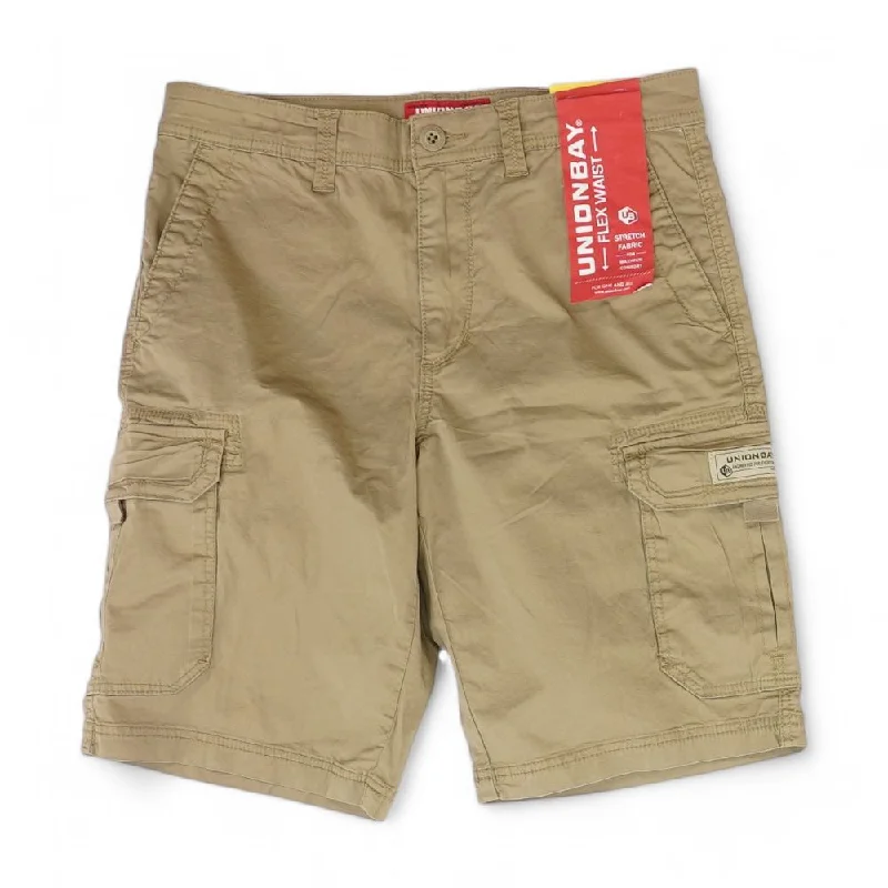 Breathable Men's Athletic ShortsBrown Solid Cargo Shorts