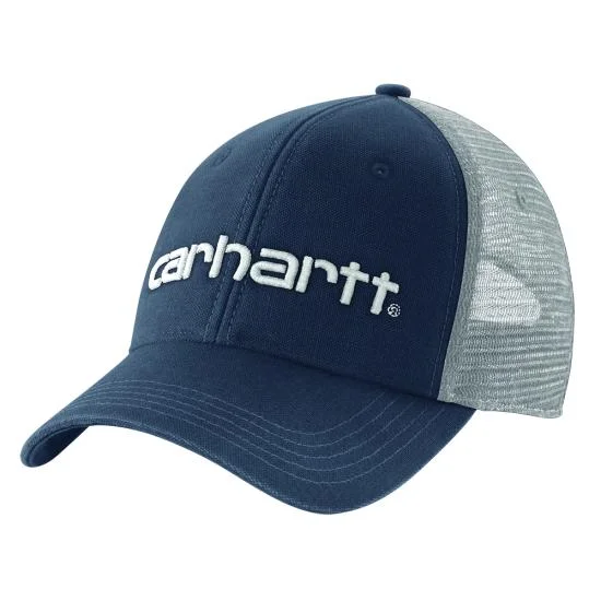 Canvas Mesh-Back Logo Graphic Cap