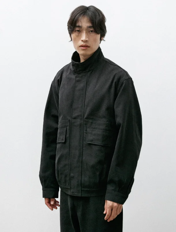 Men's Coats with LiningPhigvel Hooded Sporting Blouson Ink Black