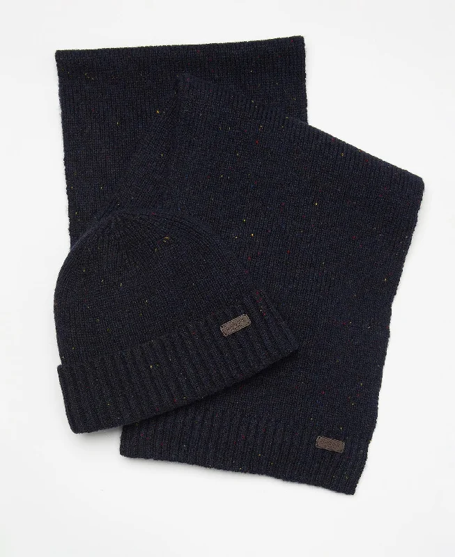 Men's Carlton Fleck Beanie and Scarf Set