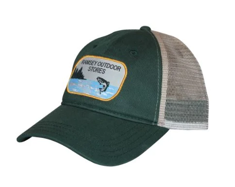 Ramsey Fish Jump Patch Trucker Hat