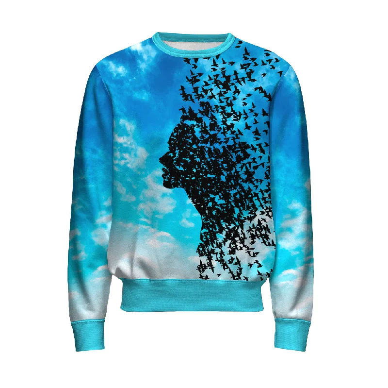 Modern and Versatile Men's SportswearArtistic Soaring Sweatshirt