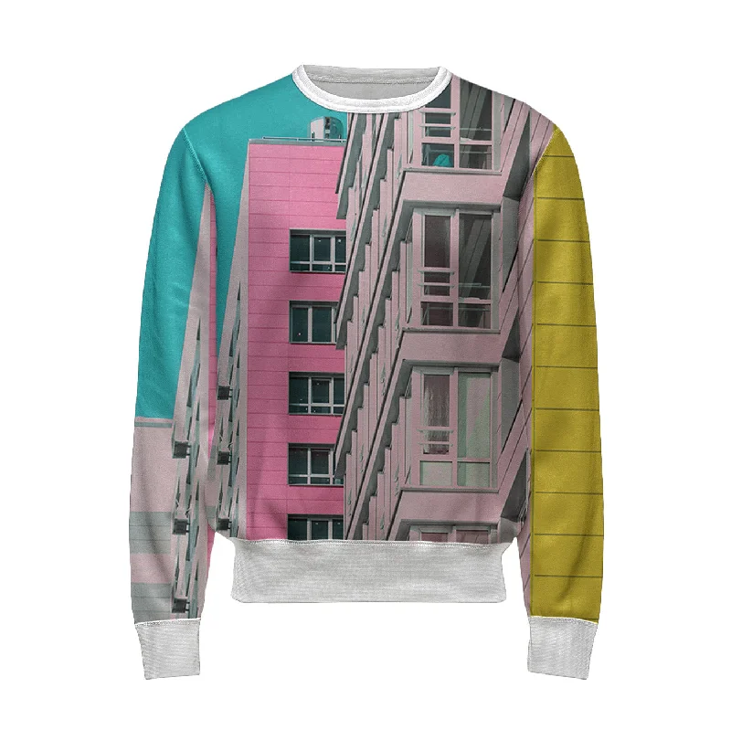 Long-Sleeve Men's SportswearBUILDINGS Sweatshirt