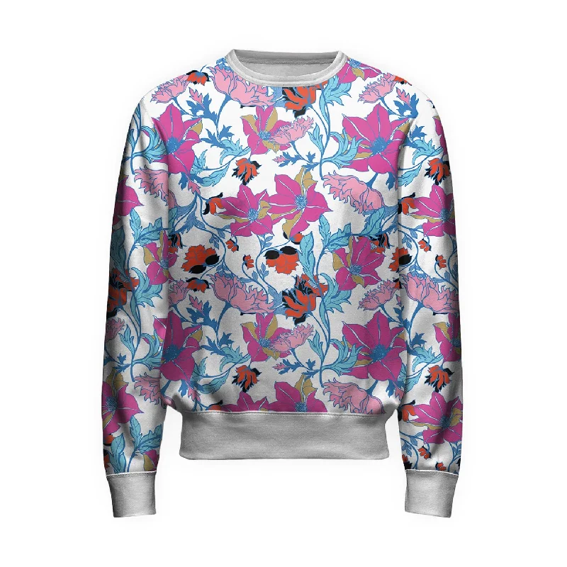 Odor-Resistant Men's SportswearFairy Tale Morning Floral Sweatshirt