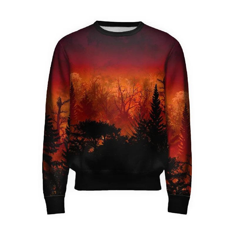 Affordable and High-Quality Men's SportswearForest In Flames Sweatshirt